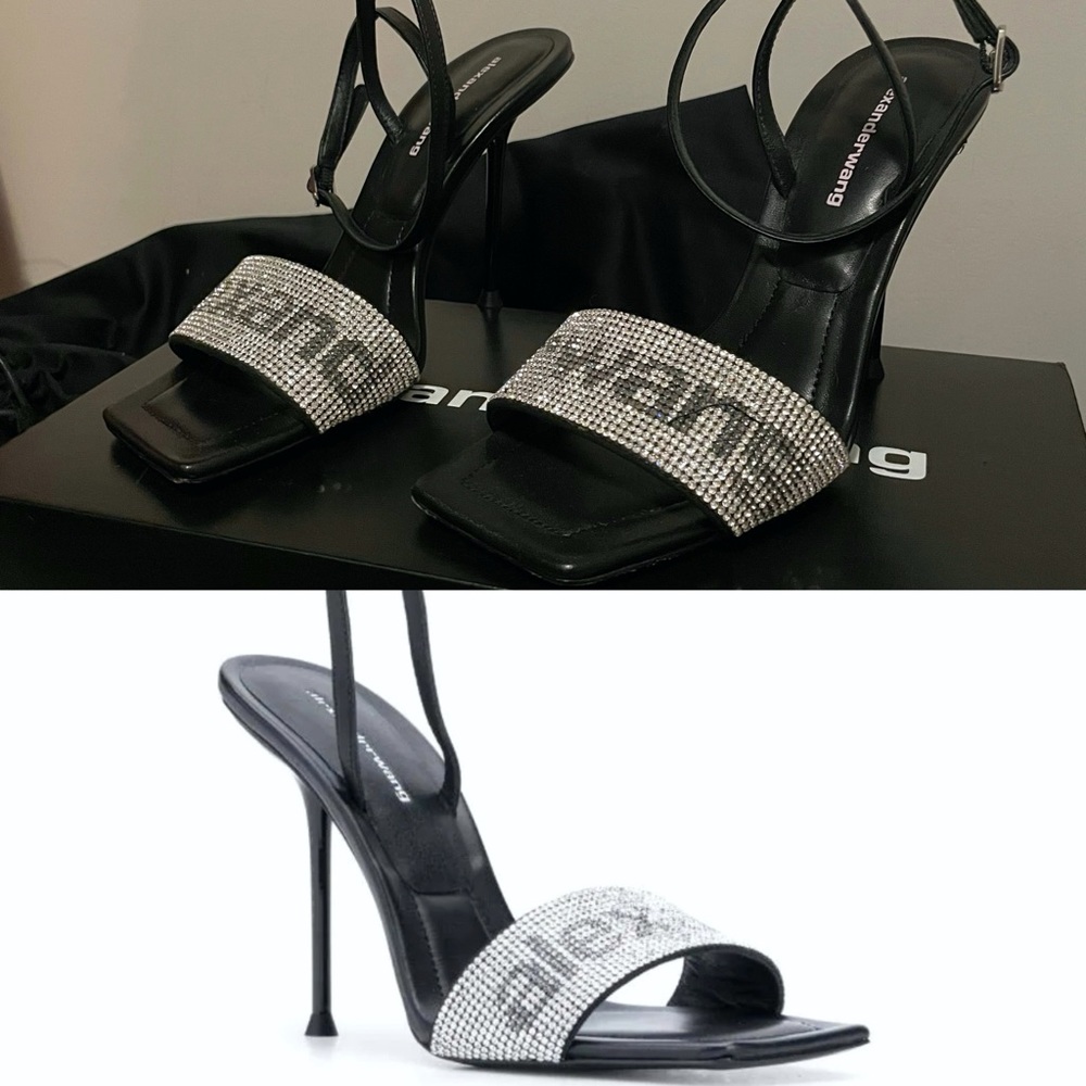 Alexander Wang Crystal Rhinestone Heels